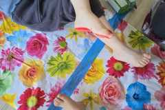 Motylki i Żabki Stopanki - pisanki malowane stopami