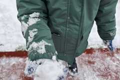 Motylkowe zabawy na śniegu